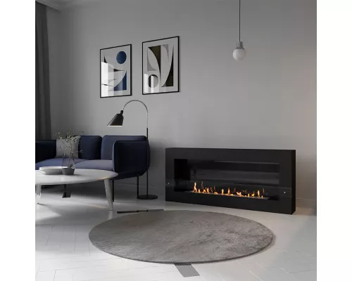 Биокамин SteelHeat WALL GRAND 1500 черный Биокамин SteelHeat WALL GRAND 1500 черный