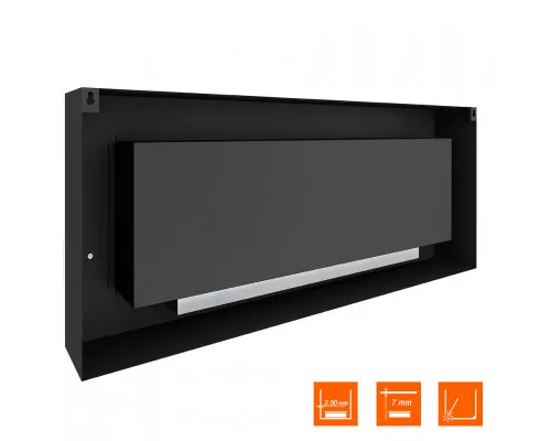 Биокамин SteelHeat WALL GRAND 1500 черный Биокамин SteelHeat WALL GRAND 1500 черный